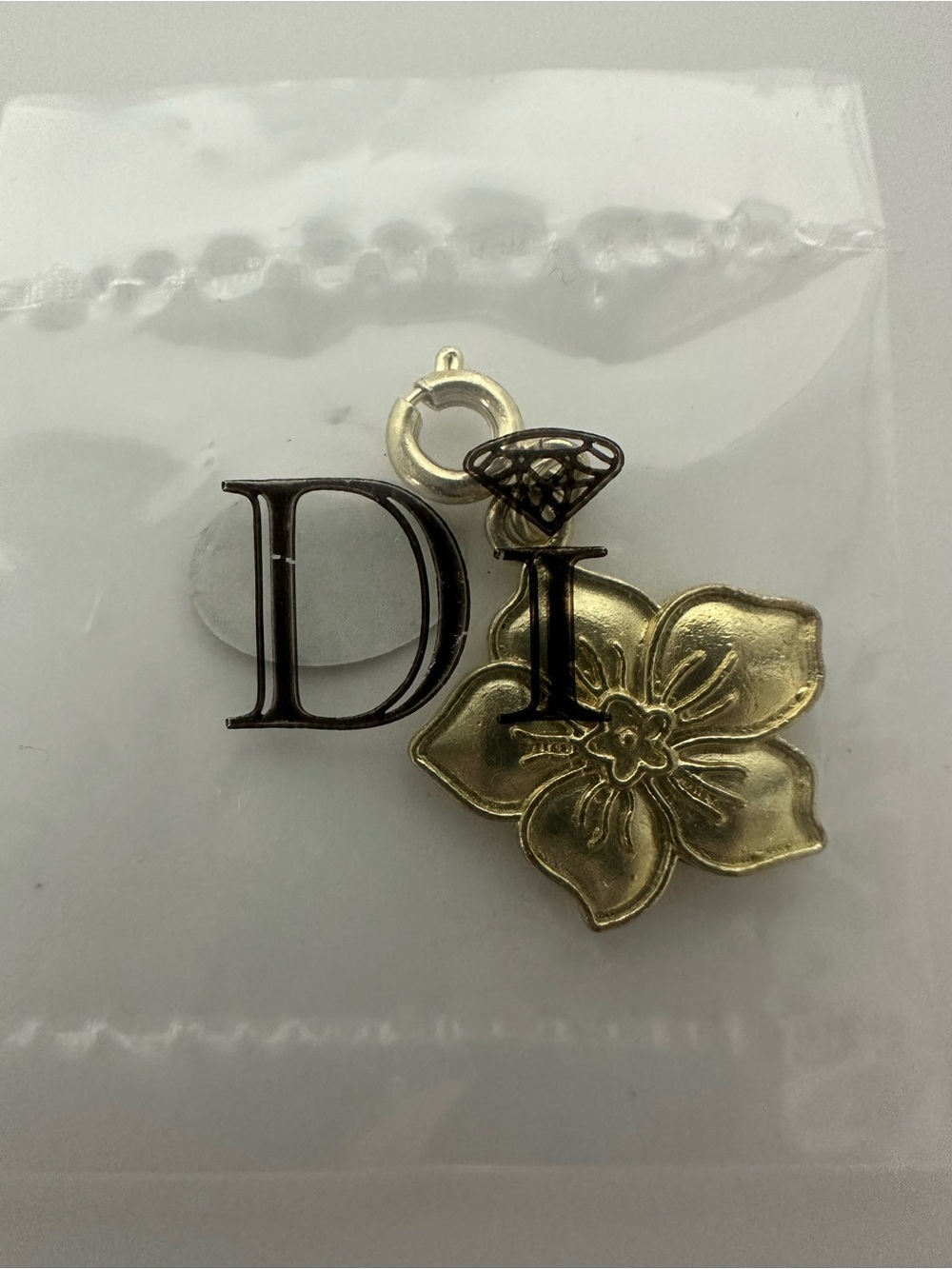 Diamonds International Hard to Find Alaska Flower and Train Charm